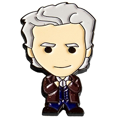 Doctor Who Twelfth Doctor Chibi Style Pin Badge